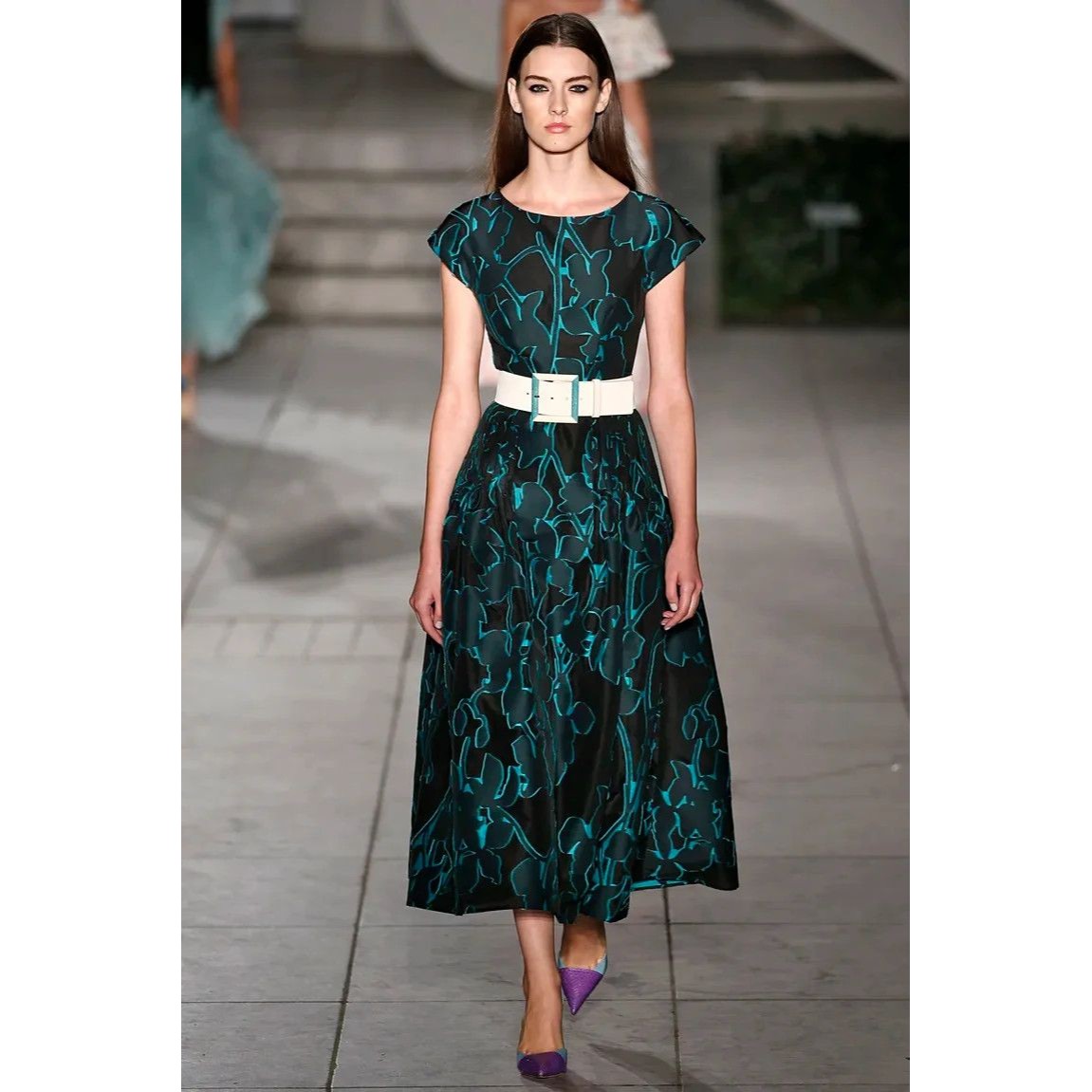 Runway Carolina Herrera A-Line Dress Size: Xs | Us 0